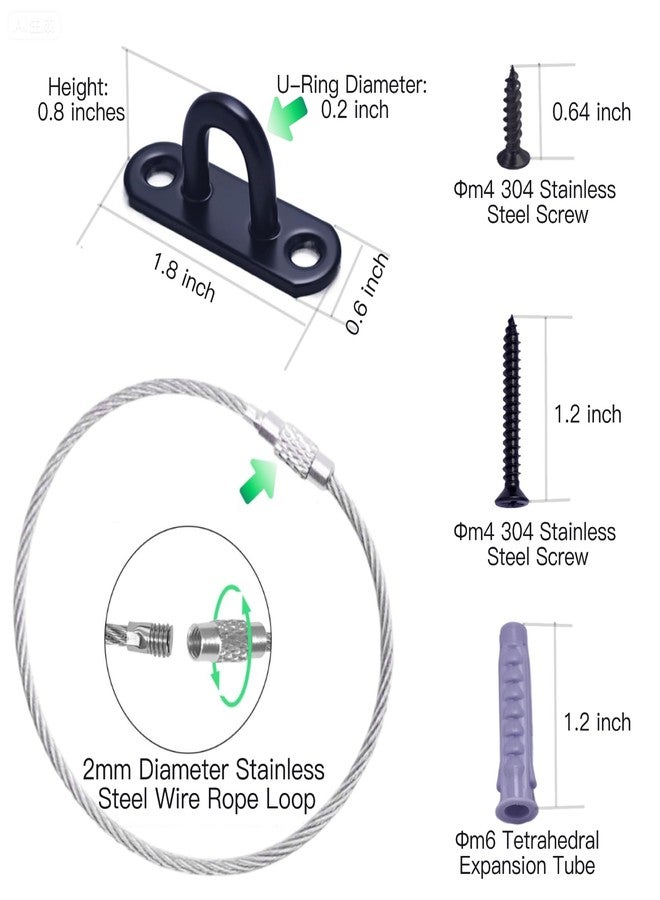 DAMILA Furniture Anchors for Baby Proofing Heavy Duty Anti Tip Kit Wall Anchors for Furniture to Prevent Tip-Over 400lbs Stainless Steel Straps for Dresser TV Stand, Bookcase Child & Pet Safety 4 Pack - Image 3